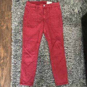 Cosmic Blue Cargo Skinny Pants